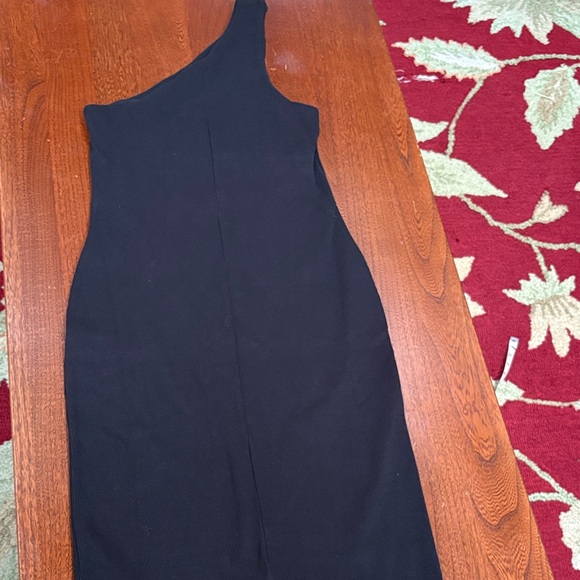 Soldout.nyc Black One-Shoulder Cotton Dress small - Picture 12 of 15